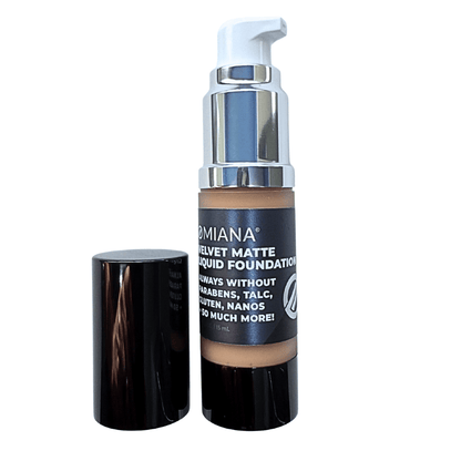 Omiana Natural Cosmetics Foundation Velvet Matte Liquid Foundation - Mica-Free & More!